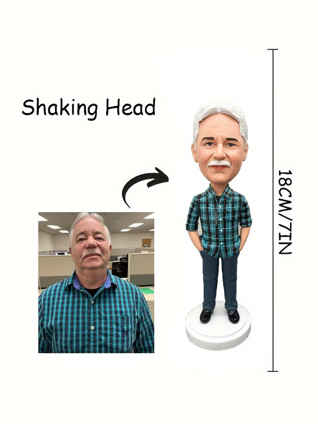 Cartoon Clay Bobblehead Dolls - Handcrafted Custom Bobblehead Figures